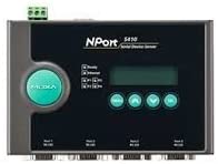 MOXA NPort 5410-4 Ports RS-232 Serial Device Server, Without Power Adapter, 10/100 Ethernet, DB9 Mal