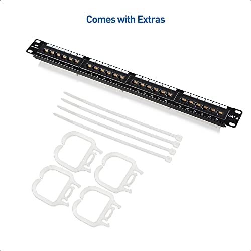 Amazon.com: Cable Matters UL Listed Rackmount or Wall Mount 24 Port Network Patch Panel (Cat6 Patch