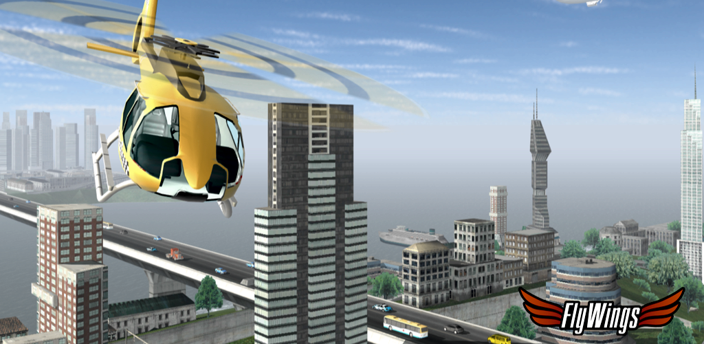 Helicopter Flight Simulator Online 2015 - Premium Edition - Flying in New York City - Fly Wings