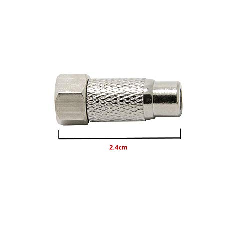 Amazon.com: WICAREYO AC Power Supply Adapter with F Plug Female Adapter F Type Male Plug Coax to RCA