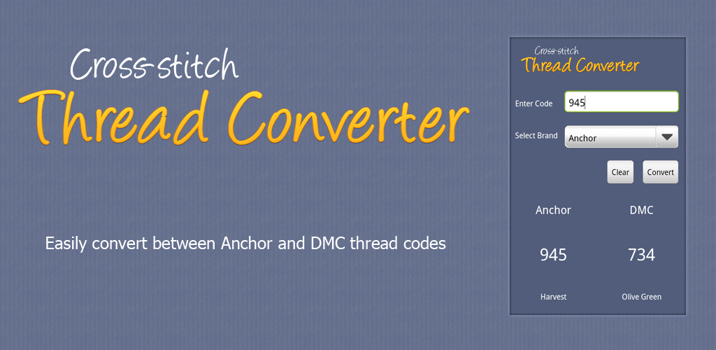 Cross-stitch Thread Converter