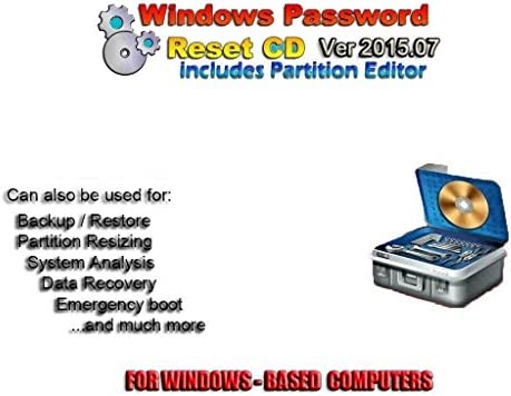 Amazon.com: DS Recovery Boot Password Reset CD Disc for Windows XP, Vista, 7, 8 (All Versions of Win