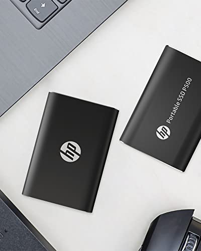 HP P500 Portable SSD 500GB - USB 3.2 Gen 1 Type C, USB C External Solid State Hard Drive - Up to 420