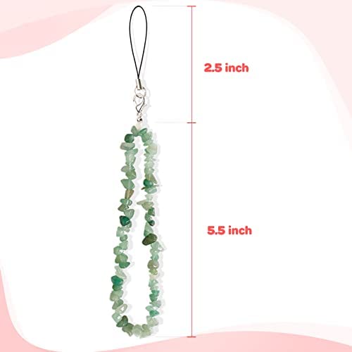 Amazon.com: BEACE Phone Charms/Chain Strap for Women-Cell Phone Case Lanyard Wrist Strap-Natural Gem