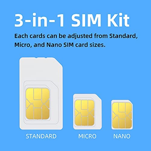 Amazon.com: EIOTCLUB Data SIM Card for 360 Days - Compatible with AT&T and T-Mobile Networks for
