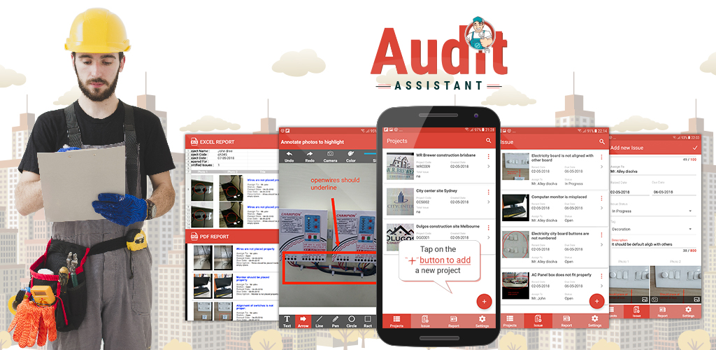 Audit Assistant - Snagging, Punch list, Construction Auditing