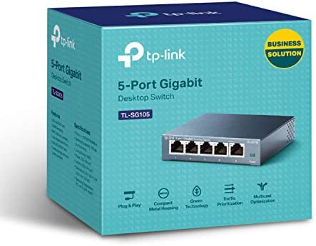 Amazon.com: TP-Link TL-SG105 | 5 Port Gigabit Unmanaged Ethernet Network Switch, Ethernet Splitter |