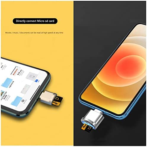 Micro SD Card Reader for iPhone iPad,[Apple MFi Certified] Lightning to Micro SD/TF Card Reader View