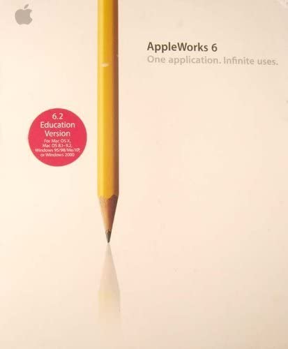 Amazon.com: AppleWorks 6.2.9 (Mac/Win) M9053LL/A