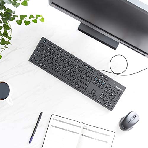 Amazon.com: Amazon Basics Low-Profile Wired USB Keyboard with US Layout (QWERTY), Matte Black : Elec