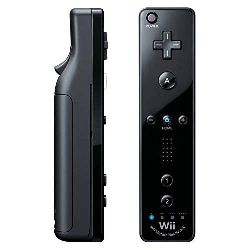 Amazon.com: Nintendo Wii Remote Plus, Black (Renewed) : Video Games