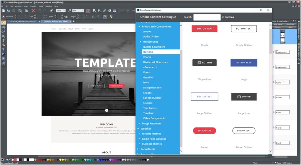 Amazon.com: Xara Web Designer Premium – 15 – Create your own professional websites [Download] : Ever