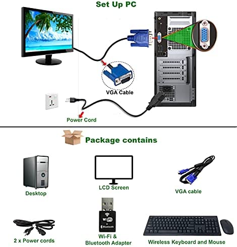 HP Elite 6300 Desktop Computer PC, Intel Core i7 Processor, 16GB Ram, 128GB M.2 SSD + 1TB Hard Drive