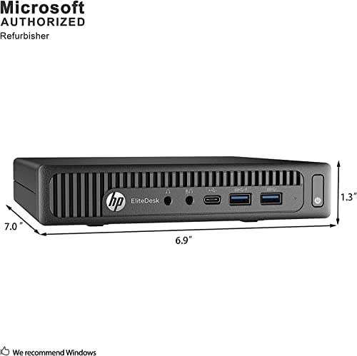 HP EliteDesk 800 G2 Mini Desktop PC Intel Core i5-6500T (3.20-3.40Ghz) 256GB SSD 16GB RAM WiFi + BT