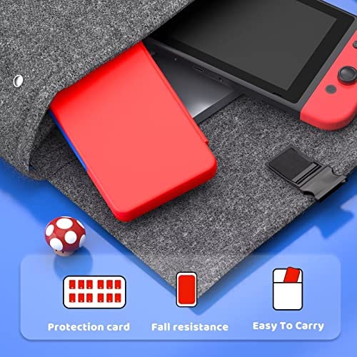 CYKOARMOR Switch Game Case with 24 Game Holder Compatible with Nintendo Switch&Switch OLED Game