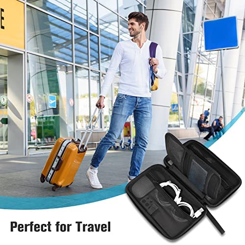 ProCase Hard Travel Tech Organizer Case Bag for Electronics Accessories Charger Cord Portable Extern