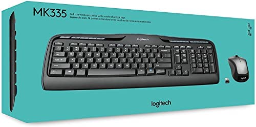 Logitech MK335 Wireless Keyboard and Mouse Combo - Black/Silver