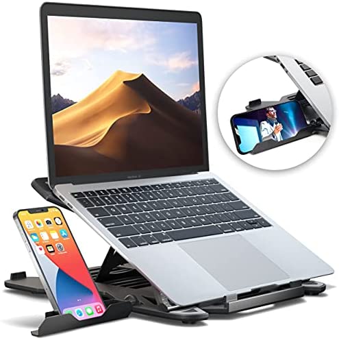 Amazon.com: Laptop Stand for Desk, Adjustable Laptop Stand for Desk, Laptop Riser for MacBook Pro an