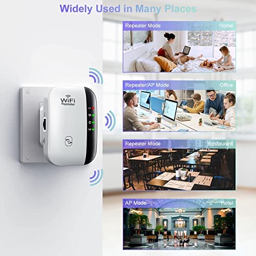 Amazon.com: WiFi Extender Signal Booster Up to 3000sq.ft and 30 Devices, WiFi Range Extender, Wirele
