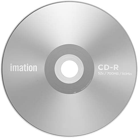 Amazon.com: 50 Pack Imation CD-R 52X 700MB/80Min Branded Logo Blank Media Recordable Data Disc : Ele