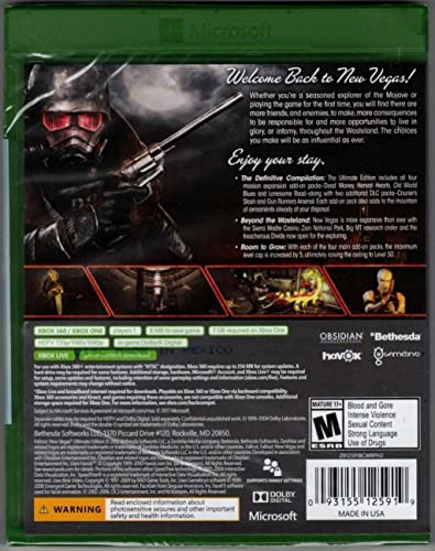 Amazon.com: Fallout: New Vegas - Xbox 360 Ultimate Edition : Bethesda Softworks Inc: Everything Else