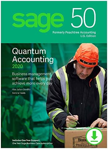 Amazon.com: Sage 50 Quantum Accounting 2020 U.S. 1-User [PC Download] : Everything Else