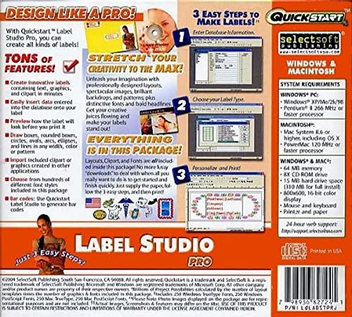Amazon.com: QuickStart Label Studio Pro