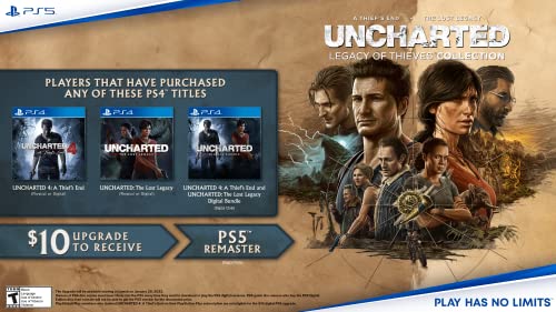 Amazon.com: UNCHARTED: Legacy of Thieves Collection - PlayStation 5 : Solutions 2 Go Inc: Video Game