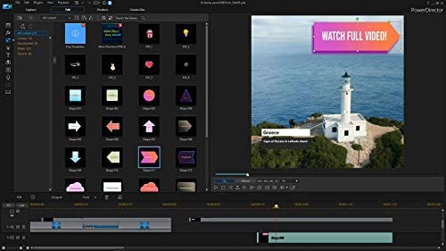 Amazon.com: Cyberlink PowerDirector 365 | 1 Year Subscription - Professional Grade Video Editing : E