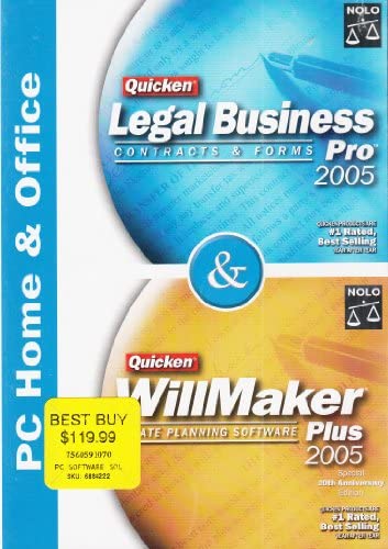 Amazon.com: Quicken Legal Business Contracts & Forms Pro 2005