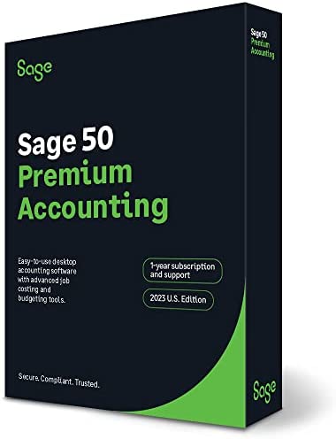 Amazon.com: Sage 50 Premium Accounting 2023 U.S. 3-User 1-Year Subscription Small Business Accountin