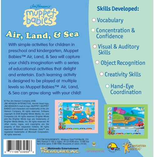 Amazon.com: Muppet Babies Air, Land and Sea Software