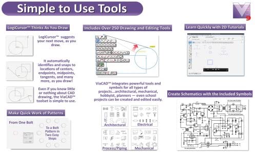 Amazon.com: ViaCAD 2D v9 for Windows PC: With over 275 drawing tools, ViaCAD is the perfect choice f