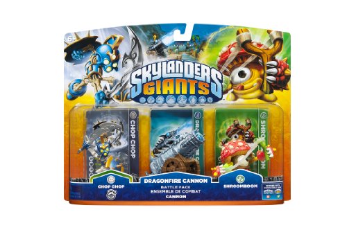 Amazon.com: Skylanders Giants Battlepack #1 - Chop Chop - Dragonfire Cannon - Shroomboom : Video Gam