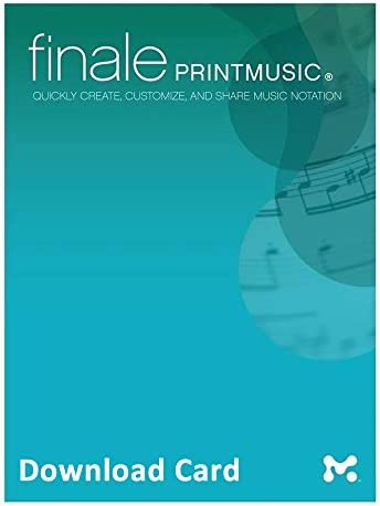 Amazon.com: Finale PrintMusic 2014 for Windows (Download Card) – Music Notation Software