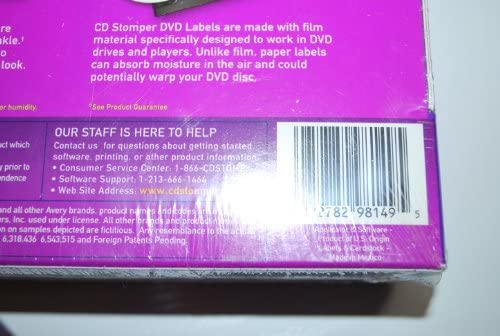 Amazon.com: CD Stomper CD/DVD Labeling System: 380 Labels and Software