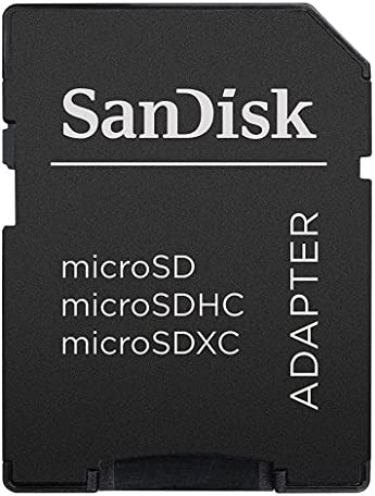 Amazon.com: SanDisk MicroSD to SD Memory Card Adapter , Black : Electronics