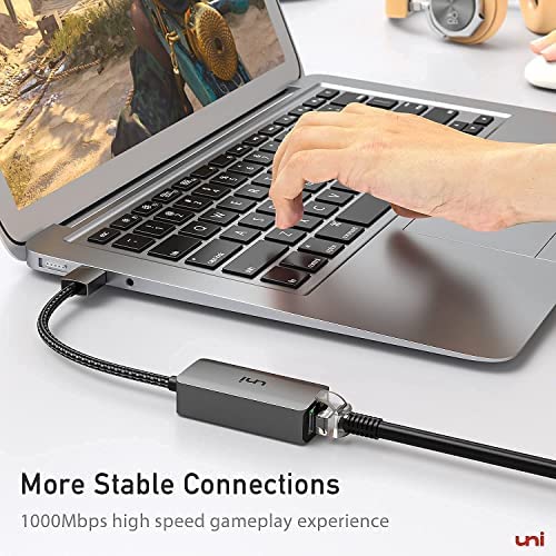 Amazon.com: USB to Ethernet Adapter, uni Driver Free USB 3.0 to 100/1000 Gigabit Ethernet LAN Networ