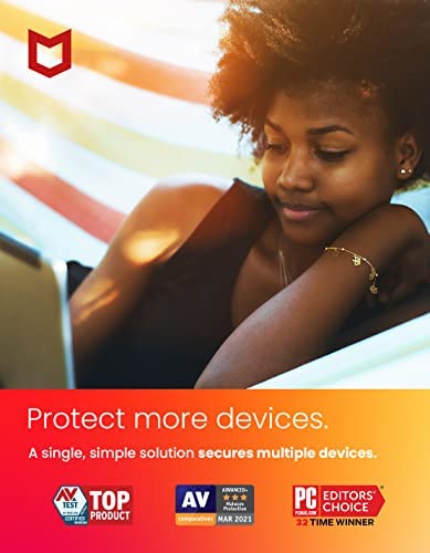 Amazon.com: McAfee Total Protection 2022 | 10 Device | Antivirus Internet Security Software | VPN, P