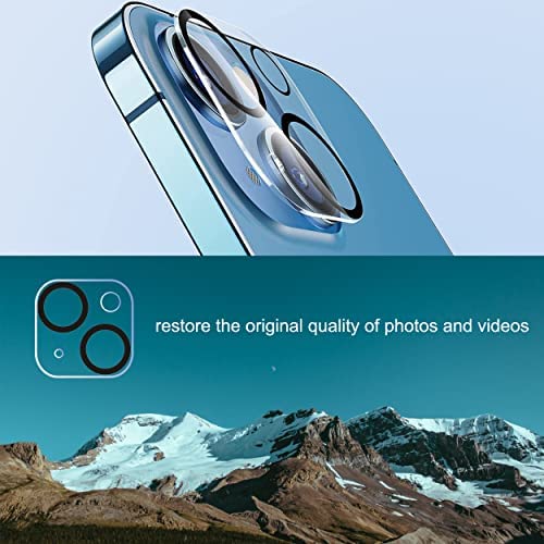 Ailun 3 Pack Camera Lens Protector for iPhone 14 6.1" ＆ iPhone 14 Plus 6.7",Tempered Glass,9H Hardne