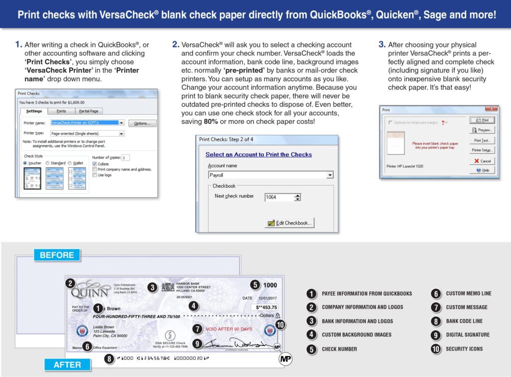 Amazon.com: VersaCheck X1 2018 for QuickBooks : Software