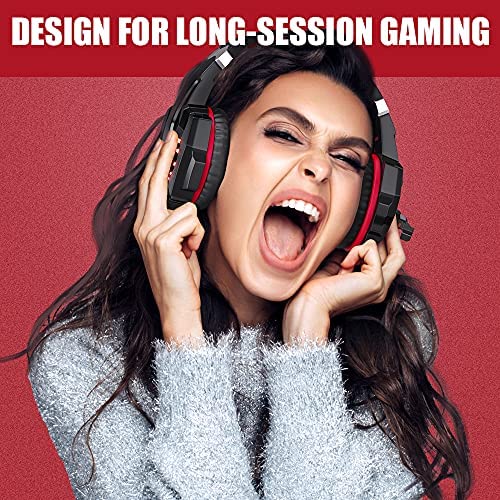 BENGOO Stereo Pro Gaming Headset for PS4, PC, Xbox One Controller, Noise Cancelling Over Ear Headpho