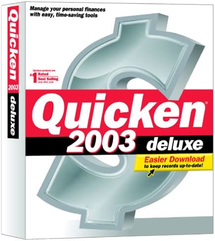 Amazon.com: Quicken 2003 Deluxe [OLD VERSION]