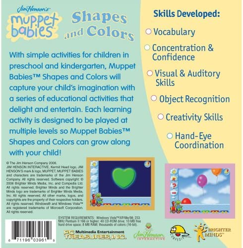Amazon.com: Muppet Babies: Shapes and Colors