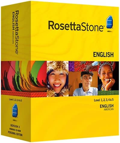 Amazon.com: Rosetta Stone V3: English (US) Level 1-5 Set with Audio Companion [OLD VERSION]