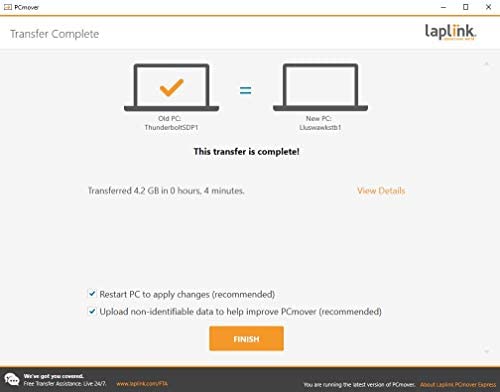Amazon.com: Laplink PCmover Express | Instant Download | Single Use License | Moves Files, and Setti