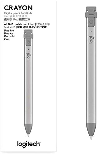 Amazon.com: Logitech Crayon Digital Pencil for iPad Pro 12.9-Inch (5th, 6th Gen), iPad Pro 11-Inch (