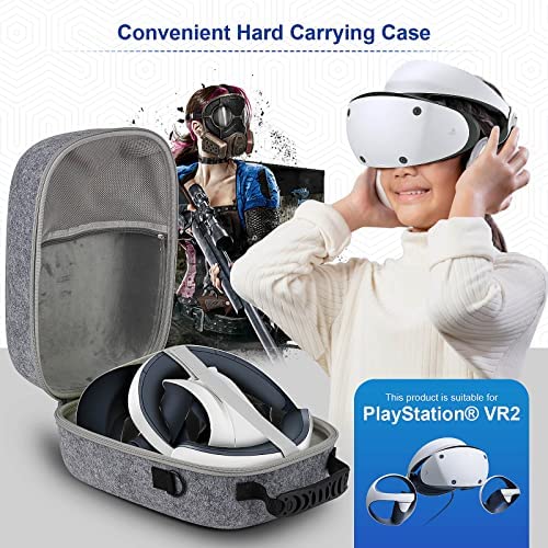 Amazon.com: QYCHHJ Hard Carrying Case for PlayStation VR2 All-in-One VR Gaming Headset and Touch Con