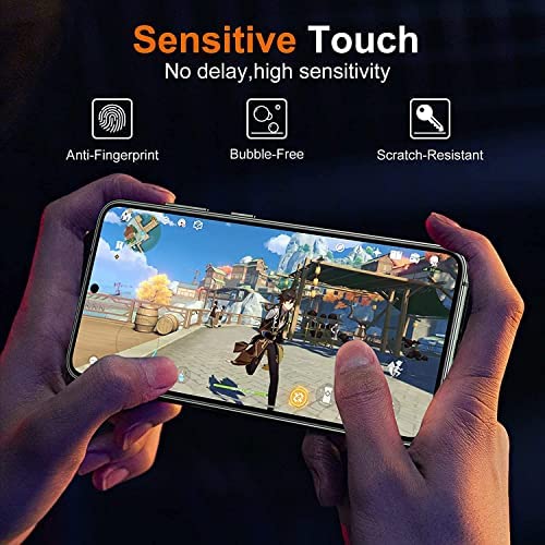 Amazon.com: UniqueMe [2+2 Pack] Compatible for Samsung Galaxy S23 6.1 inch Tempered Glass Screen Pro