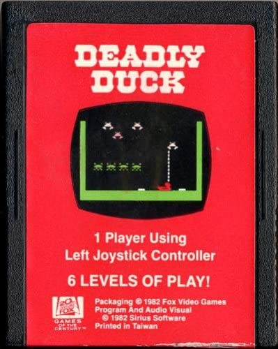 Amazon.com: Atari Video Computer System Cartridge - Deadly Duck : Video Games